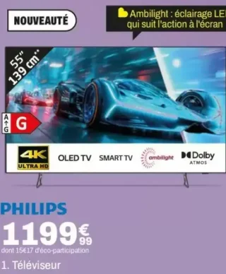 Téléviseur PHILIPS 55OLED761