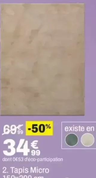 Tapis Micro 150x200 cm