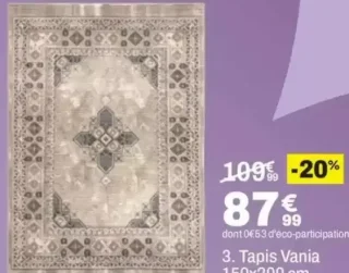 Tapis Vania 150x200 cm