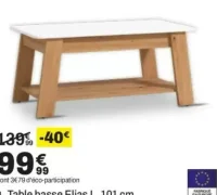 Table basse Elias L. 101 cm