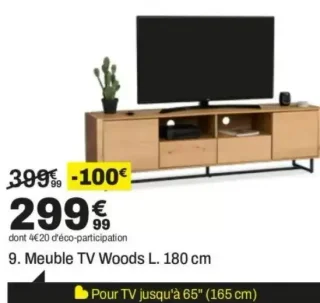 Meuble TV Woods L. 180 cm