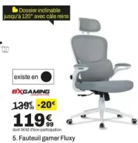 Fauteuil gamer Fluxy