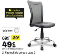 Fauteuil de bureau Luxe 2