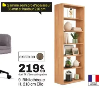 Bibliothèque H. 210 cm Elio