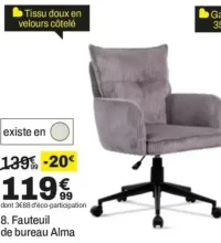 Fauteuil de bureau Alma