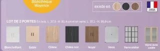 Lot de 2 portes Mayence