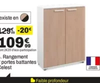 Rangement 2 portes battantes Celest