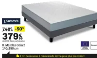 Dreamea Matelas Gaia 2 140x190 cm