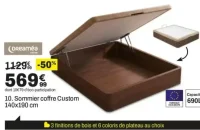 Dreamea Edition Sommier coffre Custom 140x190 cm