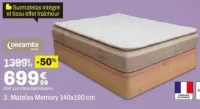Matelas Memory 140x190 cm Dreaméa