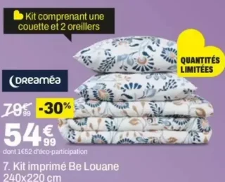 Kit imprimé Be Louane 240x220 cm Dreaméa
