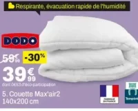 Couette Max'air2 140x200 cm Dodo