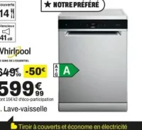 Lave-vaisselle WH6FA14BN7A0X Whirlpool