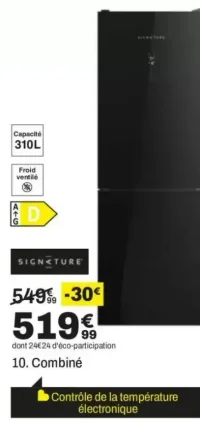Signature Combiné SGD310NFDBK