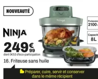 Friteuse sans huile Ninja Crispi Pro AS090EUGN