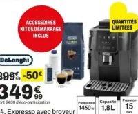 Expresso avec broyeur DeLonghi ECAM220.29.KIT
