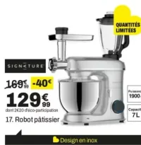 Robot pâtissier Signature KM155JM