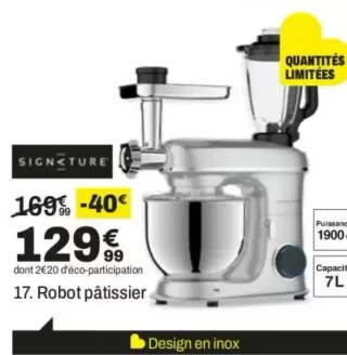 Robot pâtissier Signature KM155JM