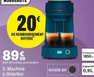 Machine à dosettes PHILIPS Senseo Vibe