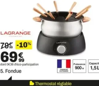 Fondue LAGRANGE 349013