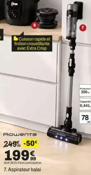 Aspirateur balai Rowenta