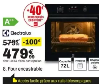 Four encastrable Electrolux EOF6P56Z