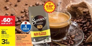 Dosettes de café "Maxi Format" SENSEO Classique, Corsé ou Doux