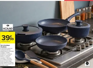 Carrefour HOME Set céramique 12 pièces