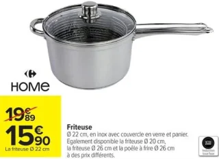 Carrefour HOME Friteuse