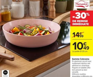 Poêle Menastyl Gamme Colorama Ø 20 cm