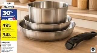 Set 4 pièces Carrefour Home