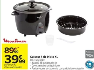 Cuiseur à riz Inicio XL Moulinex MK158811
