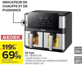 Air fryer Medek MD905A-SW
