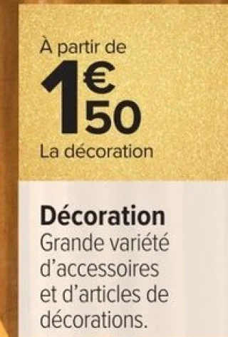 Décoration