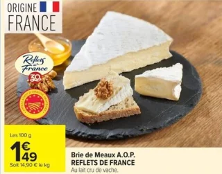 Brie de Meaux A.O.P. REFLETS DE FRANCE
