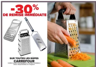 Toutes les râpes Carrefour