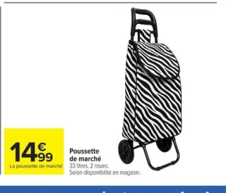 Poussette de marché