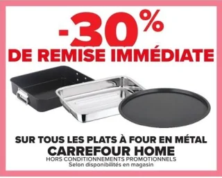 Plats à four en métal Carrefour Home