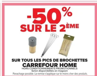 Pics de brochettes Carrefour Home