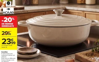 La cocotte ronde basse 4L Carrefour Home