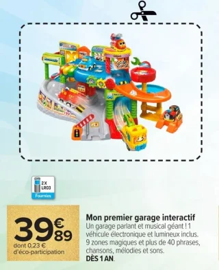 Mon premier garage interactif vtech baby