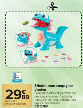 Zébulon, mon compagnon glouton vtech baby