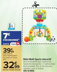 Bébé Multi Sports interactif vtech baby