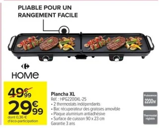 Plancha XL