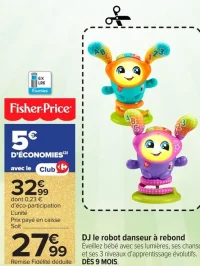 DJ le robot danseur à rebond Fisher-Price