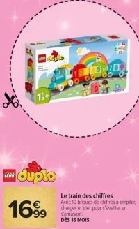 Lego Duplo Le train des chiffres