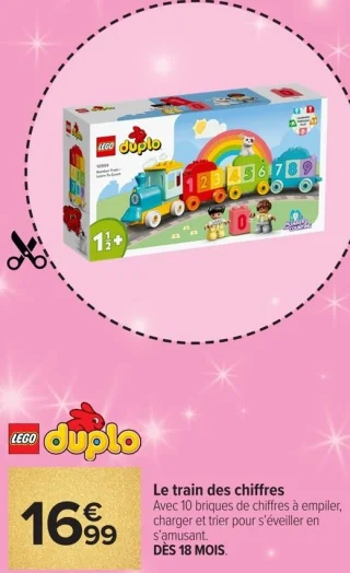 Lego Duplo Le train des chiffres