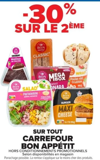 Sur tout Carrefour Bon Appétit