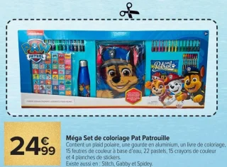 Méga Set de coloriage Pat Patrouille