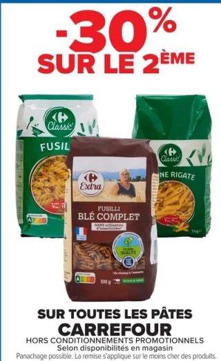 Pâtes Carrefour